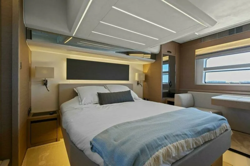 Slide: The Image of 2022 59 Prestige Flybridge - How Sweet It Its - Master Stateroom - 6096723