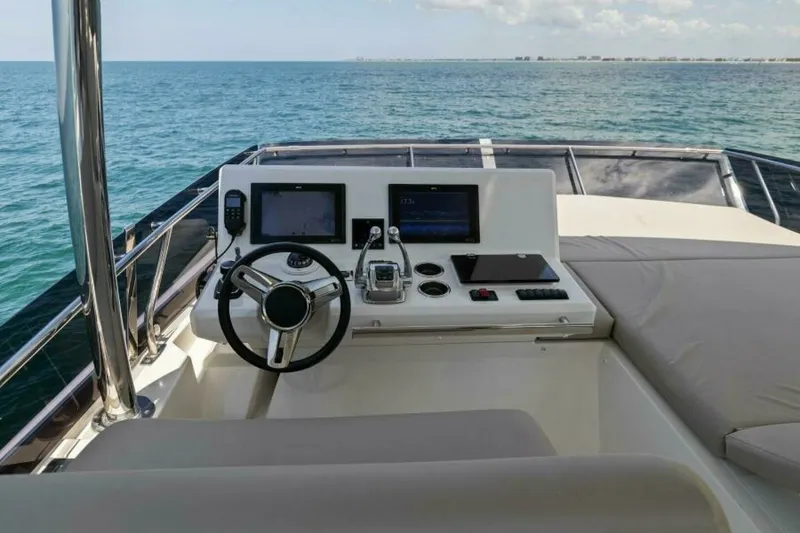 Slide: The Image of 2022 59 Prestige Flybridge - How Sweet It Its - Flybridge Helm - 6096745