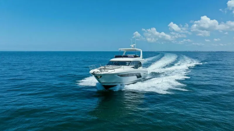 Slide: The Image of 2022 59 Prestige Flybridge - How Sweet It Its - Running Profile  - 6096779