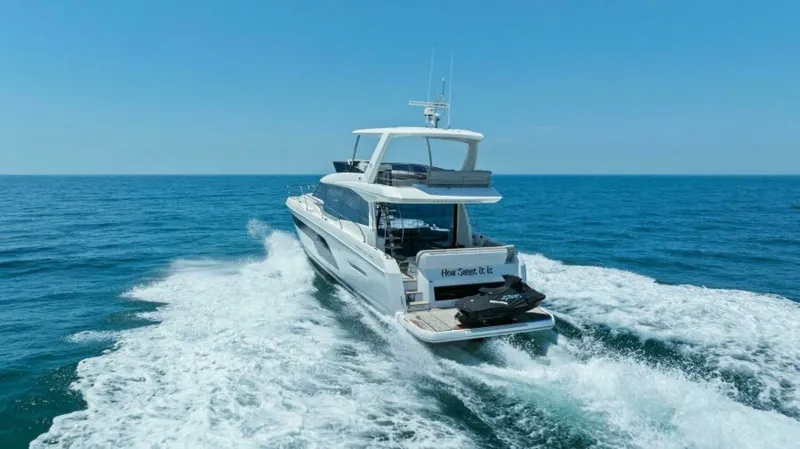 Slide: The Image of 2022 59 Prestige Flybridge - How Sweet It Its - Running Profile  - 6096780