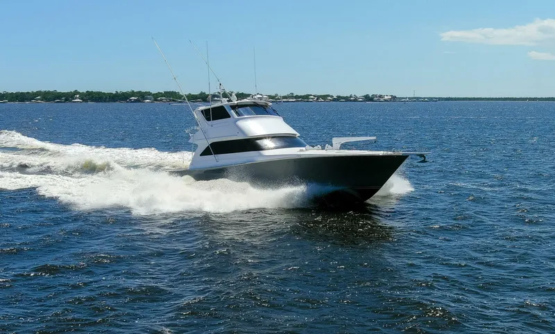 Slide: The Image of 2005 Viking 61 Enclosed Bridge _It Don_t Matta_ Main Profile - 4387142