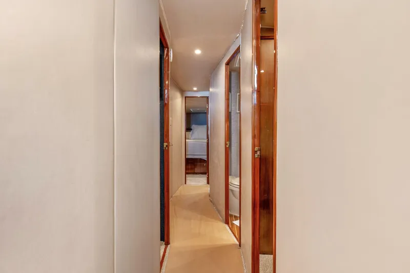 Slide: The Image of 2005 Viking 61 Enclosed Bridge _It Don_t Matta_ Hallway - 4387151