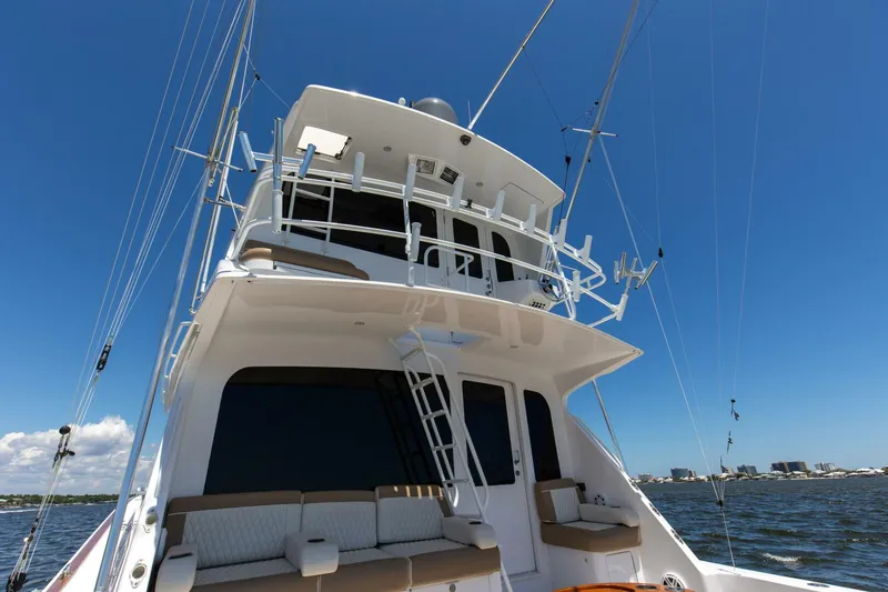 Slide: The Image of 2005 Viking 61 Enclosed Bridge _It Don_t Matta_ Deck (4) - 4387173
