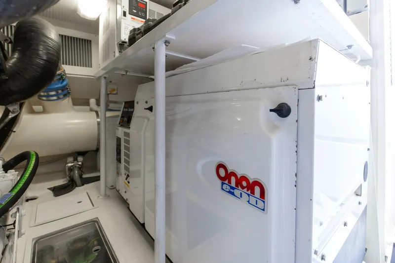 Slide: The Image of 2005 Viking 61 Enclosed Bridge _It Don_t Matta_ Engine Room (2) - 4387180