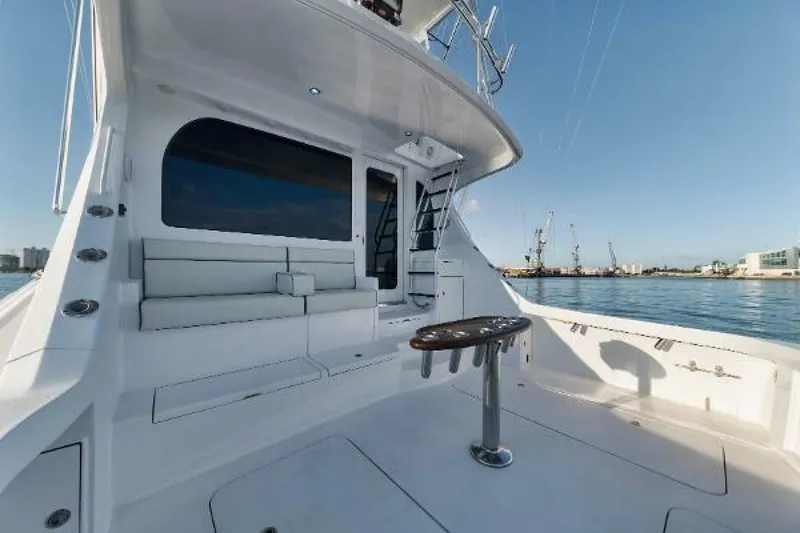 Slide: The Image of 54' Hatteras GT54 - Cockpit  2018 54' Hatteras GT54  - 4476018