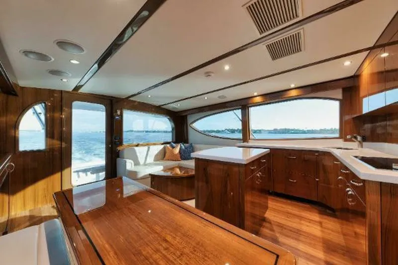 Slide: The Image of 54' Hatteras GT54 - Galley 2018 54' Hatteras GT54 - 7677415