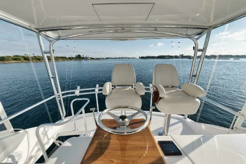 Slide: The Image of 54' Hatteras GT54 - Flybridge 2018 54' Hatteras GT54 - 7677417