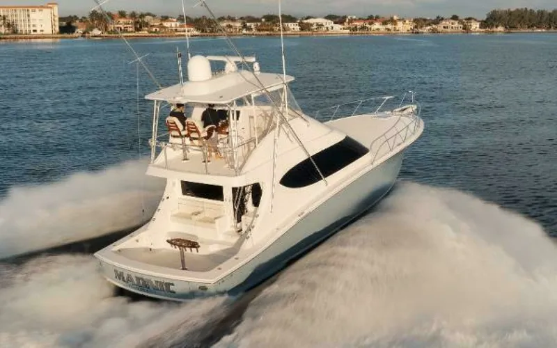 Slide: The Image of 54' Hatteras GT54 - Profile 2018 54' Hatteras GT54 - 7677441