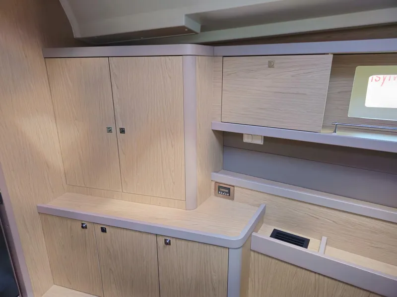 Slide: The Image of 2017 Beneteau Oceanis 45 Master Cabin Storage - 4502664