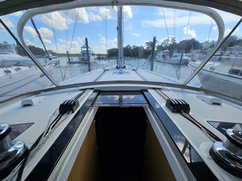 Slide: The Image of 2017 Beneteau Oceanis 45 Companionway  - 4502747