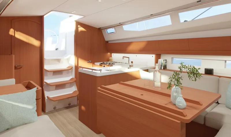 Slide: The Image of J/40 - NEW Salon looking aft - 4524199