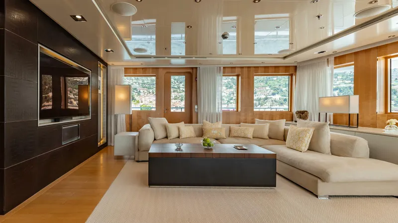 Slide: The Image of Loon 221' Skylounge Deck Master Stateroom's Lounge/Office - 4528235