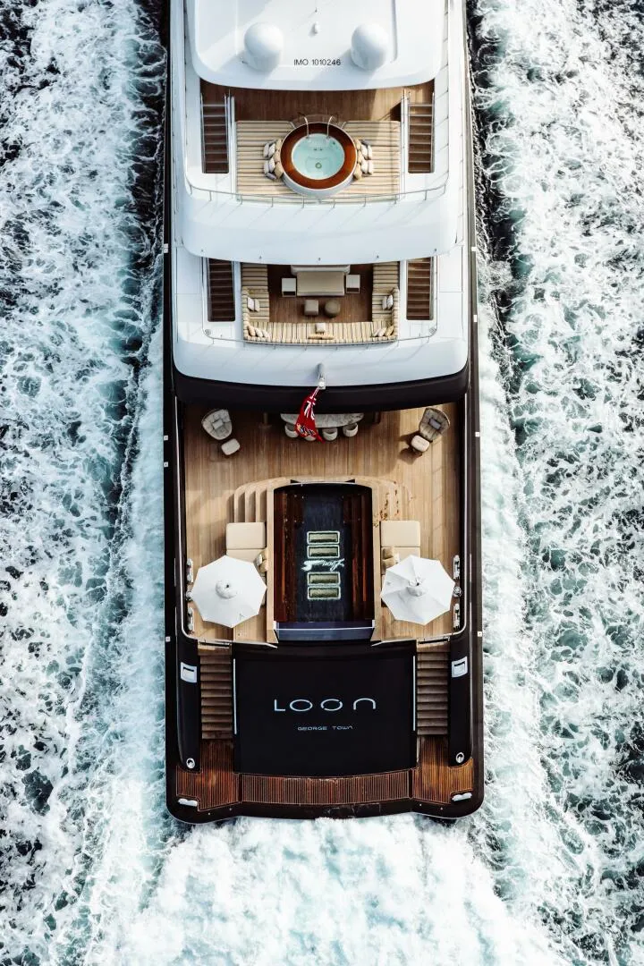 Slide: The Image of Loon 221' Main Deck Aft, Skylounge Deck Aft and Bridge Deck Aft - 4528267