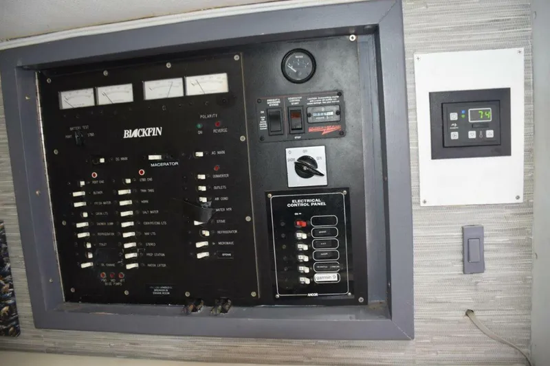 Slide: The Image of Main Electrical Panel And Air Conditioning Control - 5398683