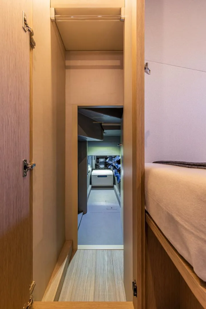 Slide: The Image of 2026 56 Absolute Flybridge - Sistership Companionway - 4543034