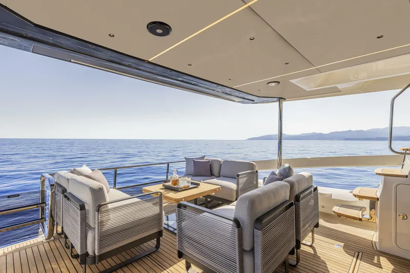 Slide: The Image of 2026 56 Absolute Flybridge - Sistership Cockpit - 4543161