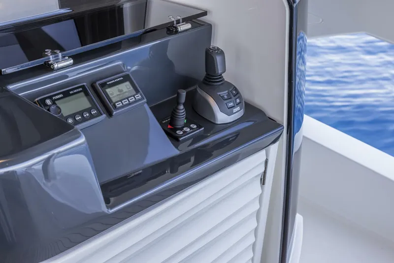 Slide: The Image of 2026 56 Absolute Flybridge - Sistership Cockpit - 4543205