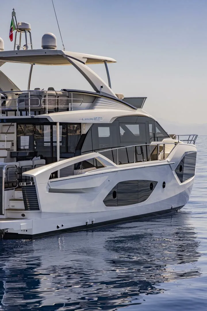 Slide: The Image of 2026 56 Absolute Flybridge - SistershipWalkway to Foredeck - 4543154