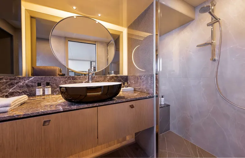 Slide: The Image of 2027 60 Absolute Flybridge - VIP Stateroom Head/Shower Stall - 4547211