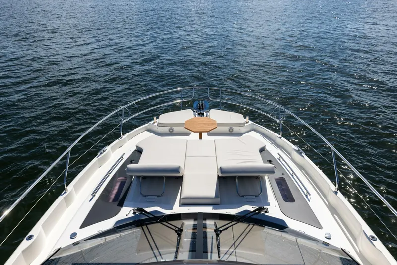 Slide: The Image of 2026 Prestige F5.7 Flybridge - Flybridge View of Foredeck - 5618365