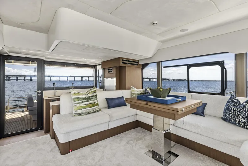Slide: The Image of 2026 Prestige F5.7 Flybridge - Dinette - 5618259