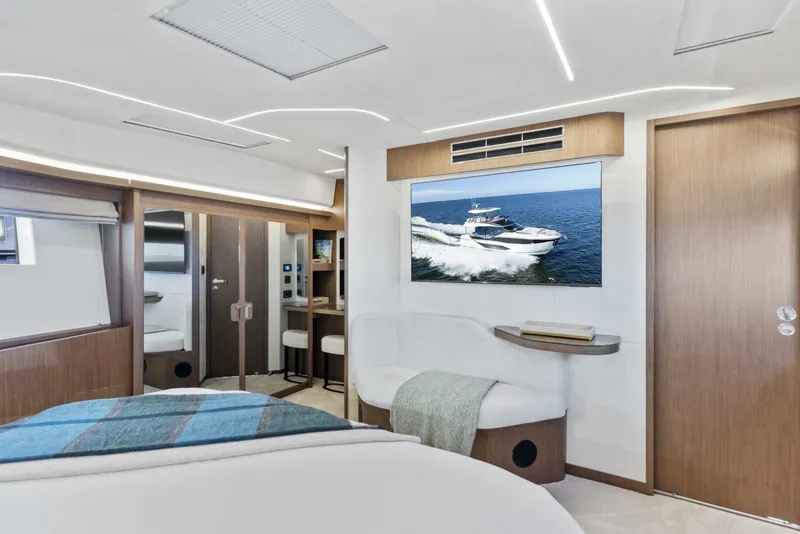 Slide: The Image of 2026 Prestige F5.7 Flybridge - Master Suite - 5618541