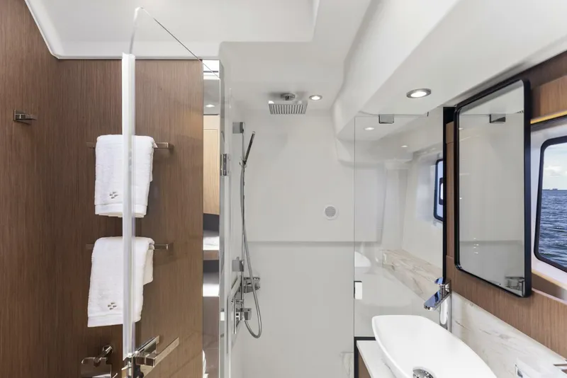Slide: The Image of 2026 Prestige F5.7 Flybridge - Master Suite Head - 5618546