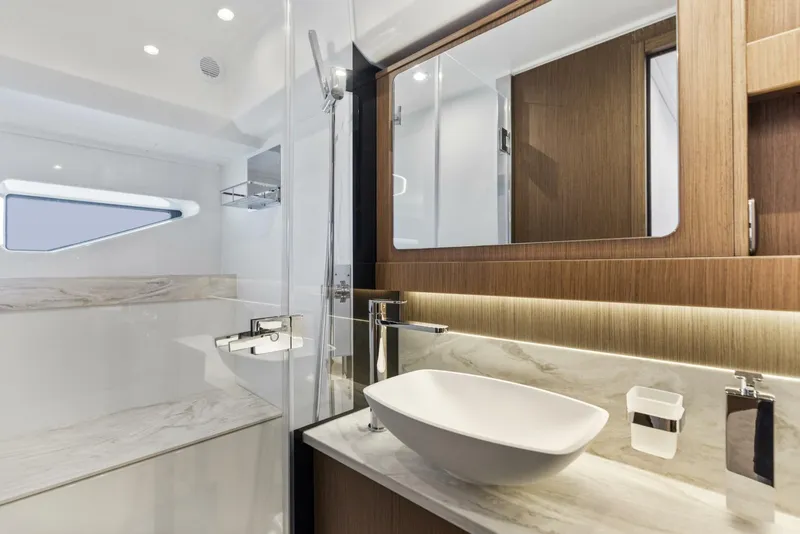 Slide: The Image of 2026 Prestige F5.7 Flybridge - Guest VIP Suite Head - 5618532