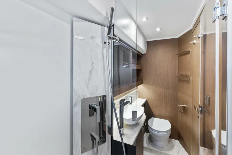 Slide: The Image of 2026 Prestige F5.7 Flybridge - Guest VIP Suite Head - 5618534