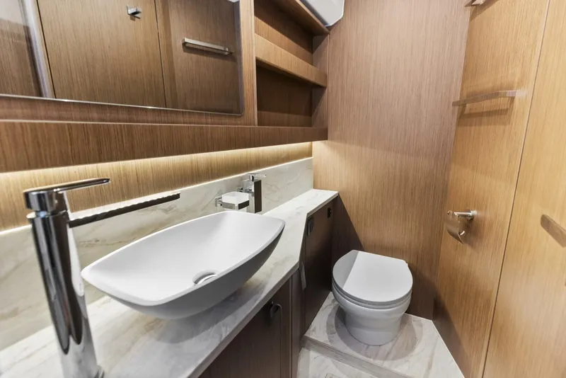 Slide: The Image of 2026 Prestige F5.7 Flybridge - Guest VIP Suite Head - 5618533