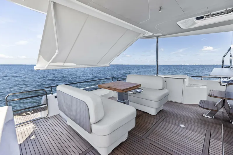 Slide: The Image of 2026 Prestige F5.7 Flybridge - Aft Deck - 5618416