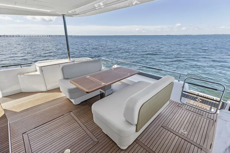 Slide: The Image of 2026 Prestige F5.7 Flybridge - Aft Deck - 5618445