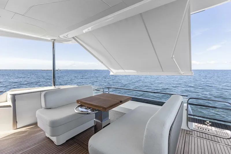 Slide: The Image of 2026 Prestige F5.7 Flybridge - Aft Deck - 5618418
