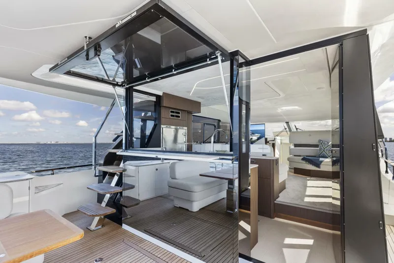 Slide: The Image of 2026 Prestige F5.7 Flybridge - Aft Deck - 5618518