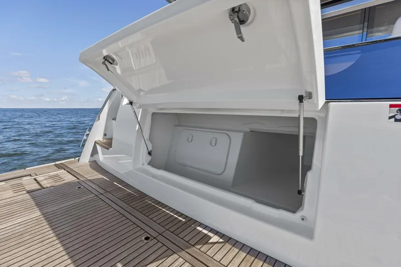 Slide: The Image of 2026 Prestige F5.7 Flybridge - Aft Storage - 5618428