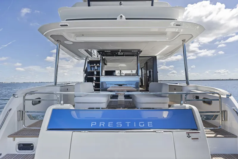 Slide: The Image of 2026 Prestige F5.7 Flybridge - Stern Overview - 5618513