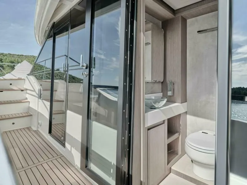 Slide: The Image of 2025 65 Prestige M8 Multi-Hull Power Catamaran - Manufacturer Day Head - 4562424