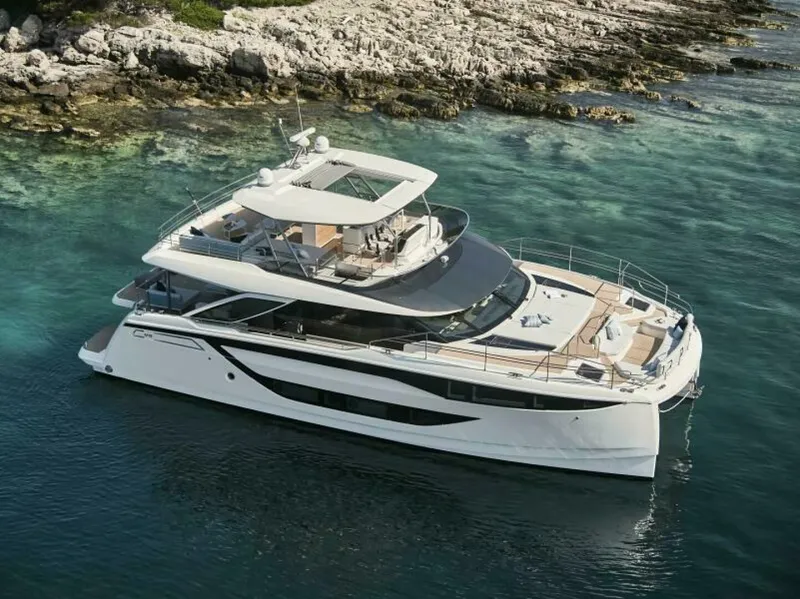 Slide: The Image of 2025 65 Prestige M8 Multi-Hull Power Catamaran - Manufacturer Profile - 4562441