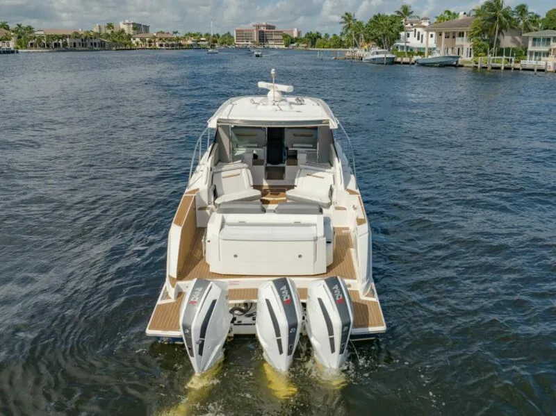 Slide: The Image of Tiara Yachts 43 - Natural Selection - Stern View 2021 Tiara Yachts 43 LE - Natural Selection - 4574149