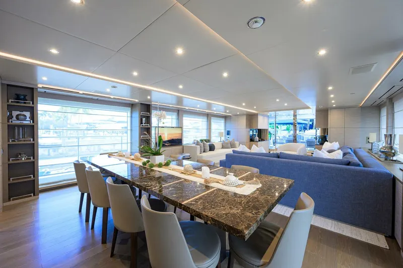 Slide: The Image of Benetti 132 - Cofina - Interior Dining 2016 Benetti 132 Motor Yacht - Cofina - 4581782