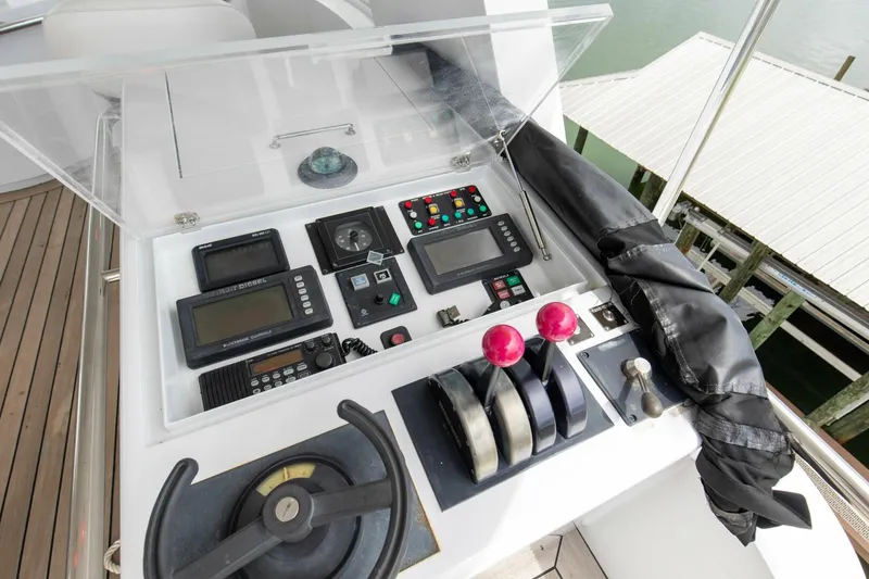 Slide: The Image of 1989 116' Feadship "Boss"- Flybridge  - 4694739