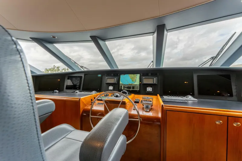 Slide: The Image of 2006 130 Westport MY Relentless Pilot House Console - 4614929