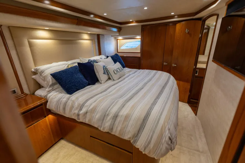 Slide: The Image of 2015 Viking 70 Convertible  Master Stateroom 2 - 4633245