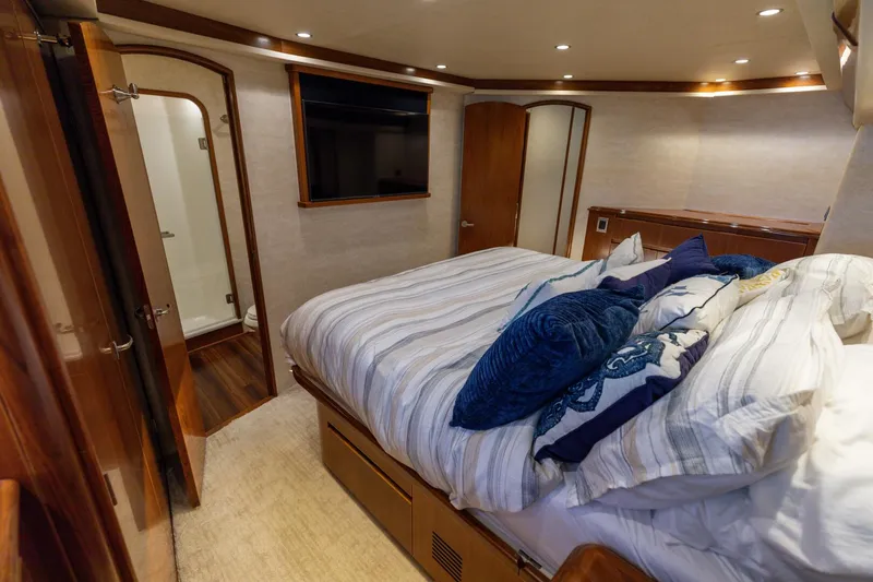 Slide: The Image of 2015 Viking 70 Convertible  Master Stateroom 3 - 4633246