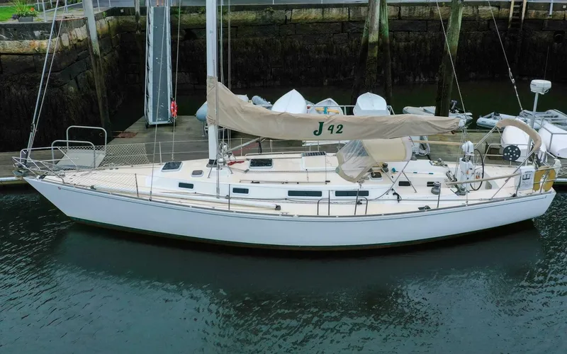 Slide: The Image of J/42 - Canty - On Dock - 4638793