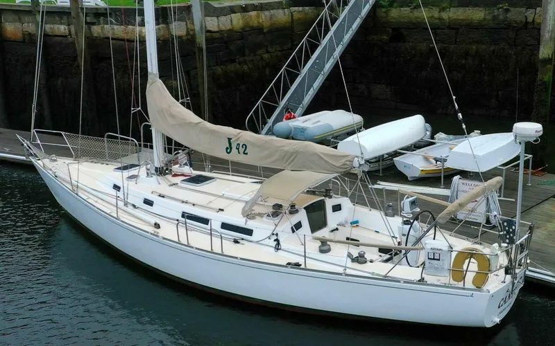Slide: The Image of J/42 - Canty - On Dock - 4638795
