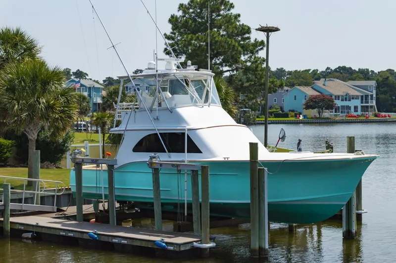 Slide: The Image of Custom Carolina 43 Blackwell Convertible 1994 - 4639569