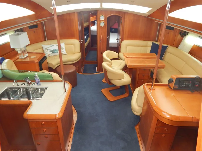 Slide: The Image of Main salon from the companionway - 4700176