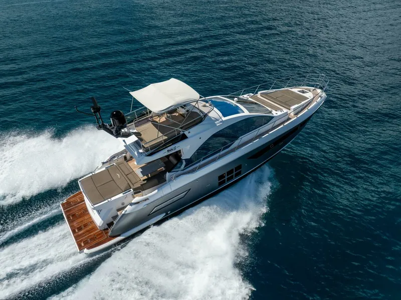 Slide: The Image of Azimut 60 - Azure - Running Profile 2021 Azimut 60 Sport Fly Azure - 7651819