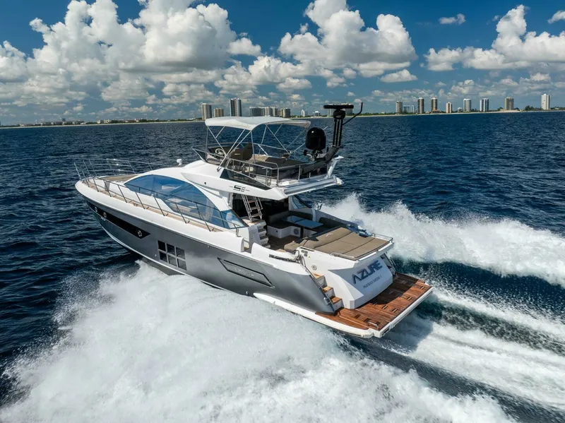 Slide: The Image of Azimut 60 - Azure - Running Profile 2021 Azimut 60 Sport Fly Azure - 7651818